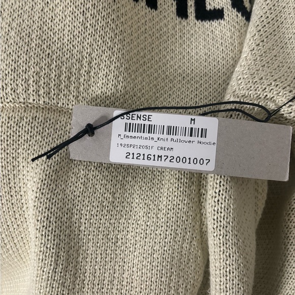 Essentials Fear of God knitted hoodie